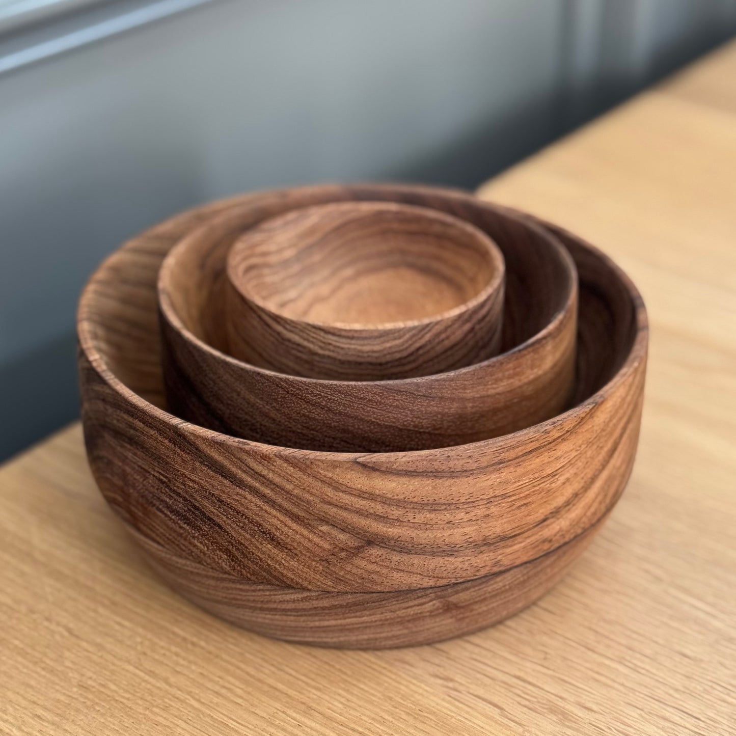 Walnut Bowls - Set of Three