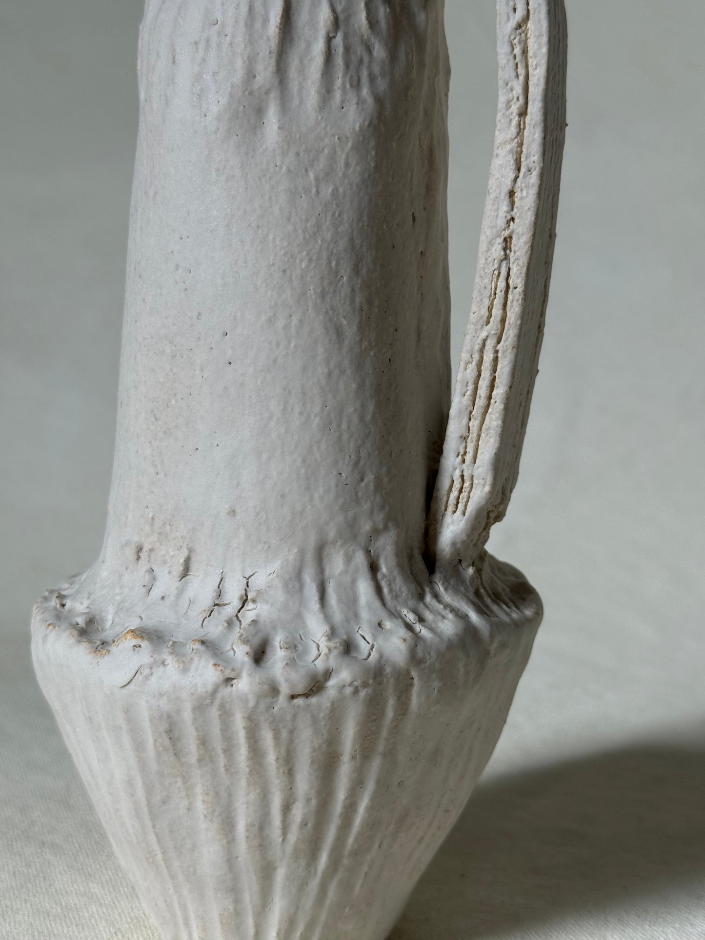 Ceramic White Pitcher