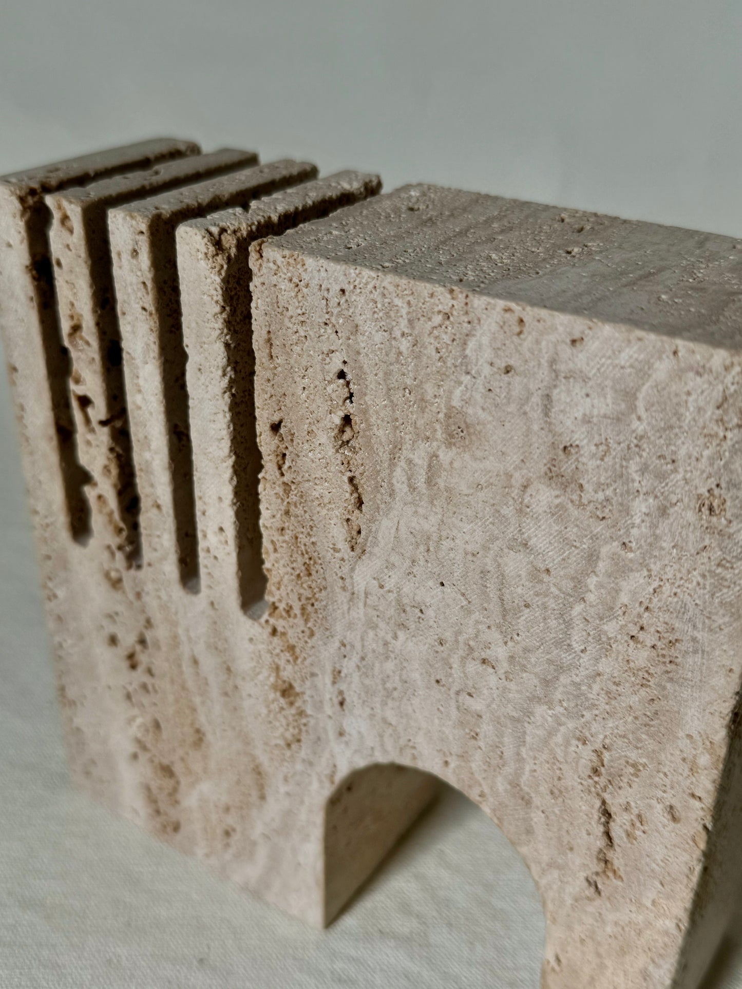 Travertine Book End