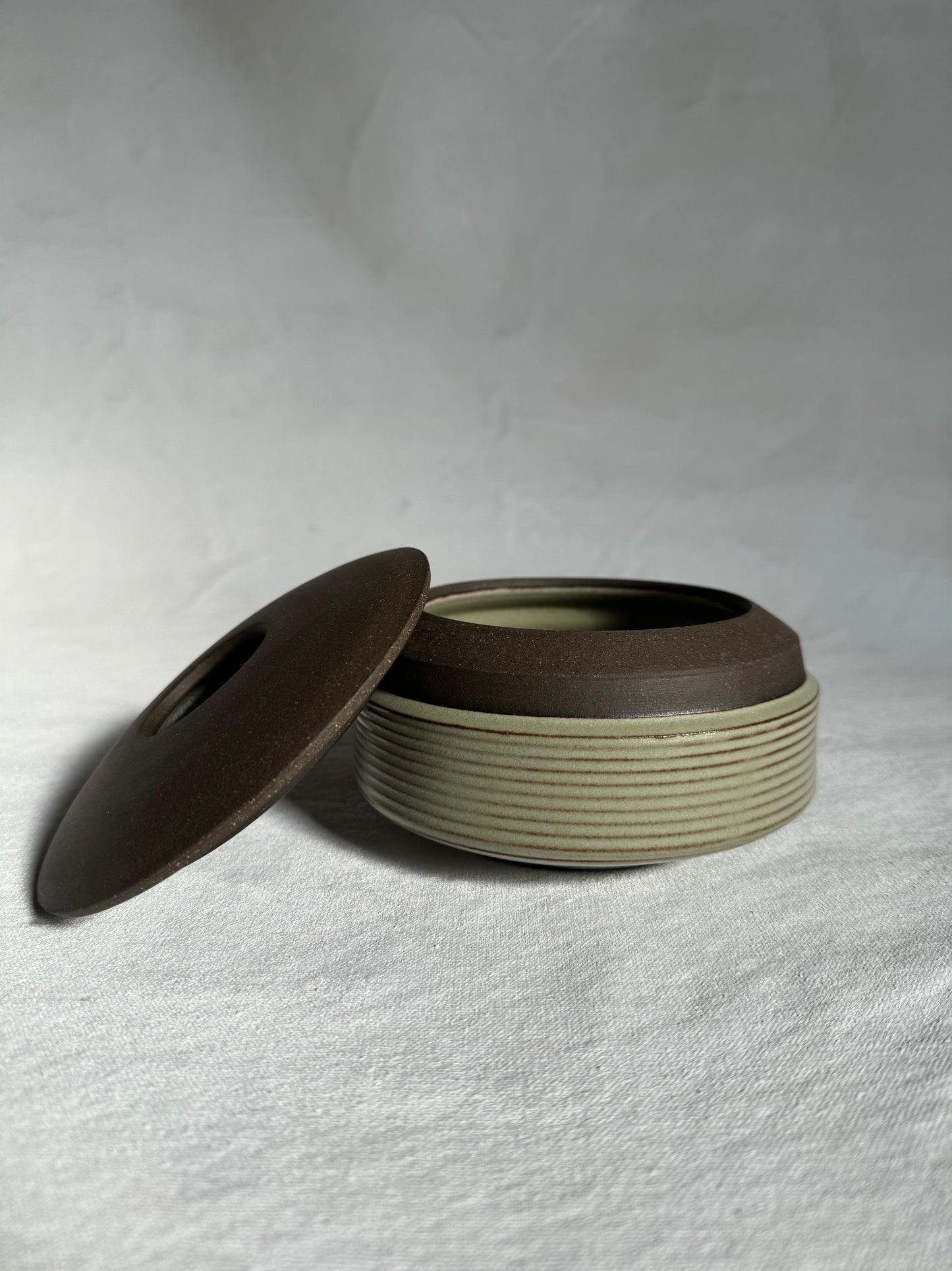 Ceramic Lidded Vessel