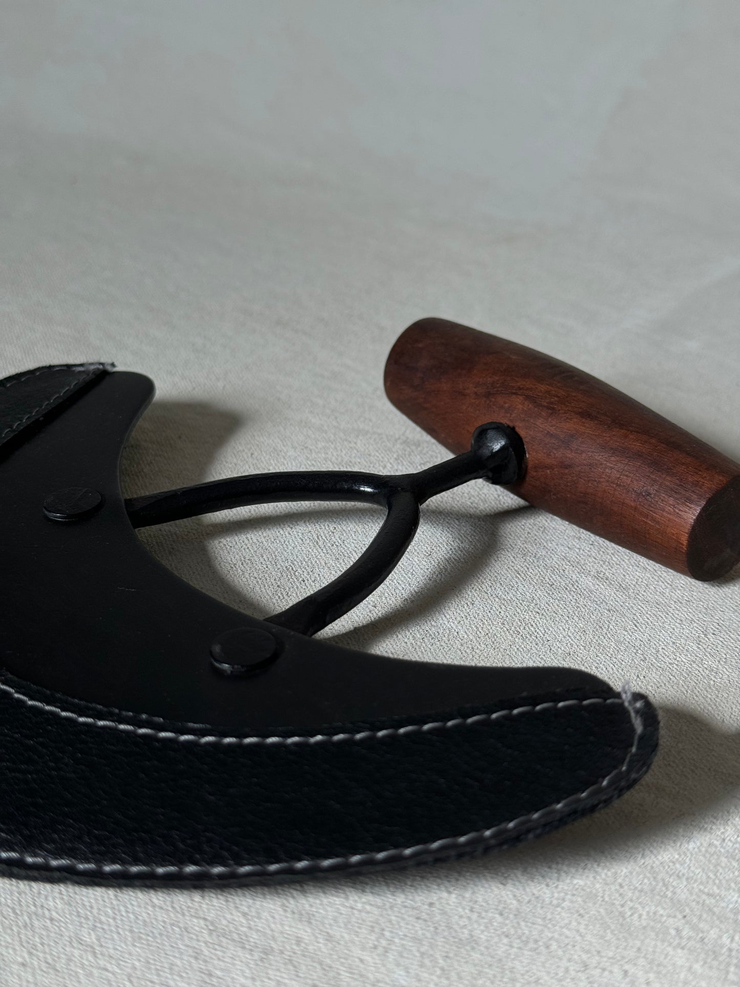 Kitchen Cutter with Leather Cover