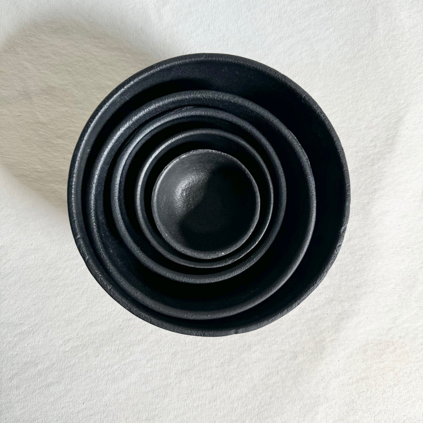 Cast Iron Bowls - Set of 5