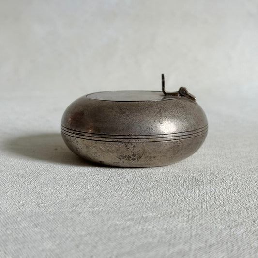 Silver Plated Ashtray with Lid