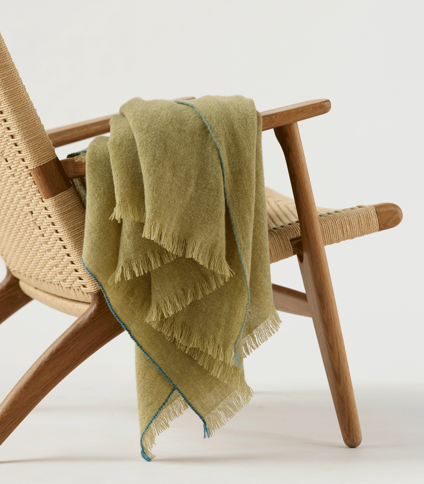 Cashmere Throw - Green
